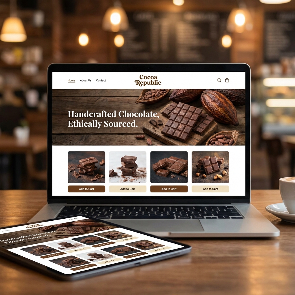 Cocoa Republic Mockup